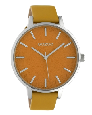 Oozoo Damenuhr mit Lederband 43 MM Orange / Orange C10161