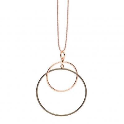 NANA KAY Swinging Silver Halskette Promise Rosé 45 cm ST1717