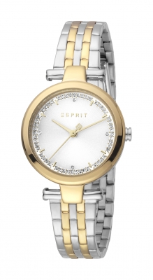 Esprit Damenuhr Cherry Armbanduhr mit Metallarmband ES1L203M0095