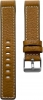 Oozoo Armband Uhrenband Uhrenarmband Leder Lederband mit Dornschließe Cognac