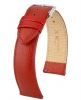 Hirsch Uhrenarmband Kansas L aus Kalbsleder Quick Release mit Dornschließe Rot