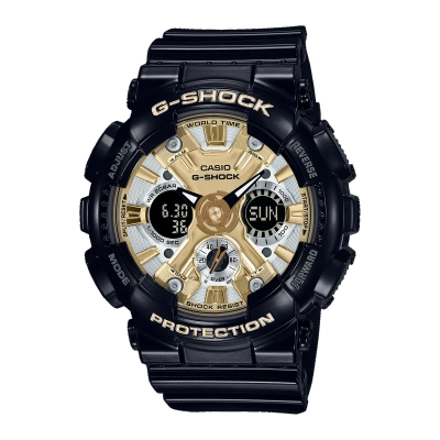 CASIO Analog-Digital Quarz Uhr mit Resin Armband GMA-S120GB-1AER