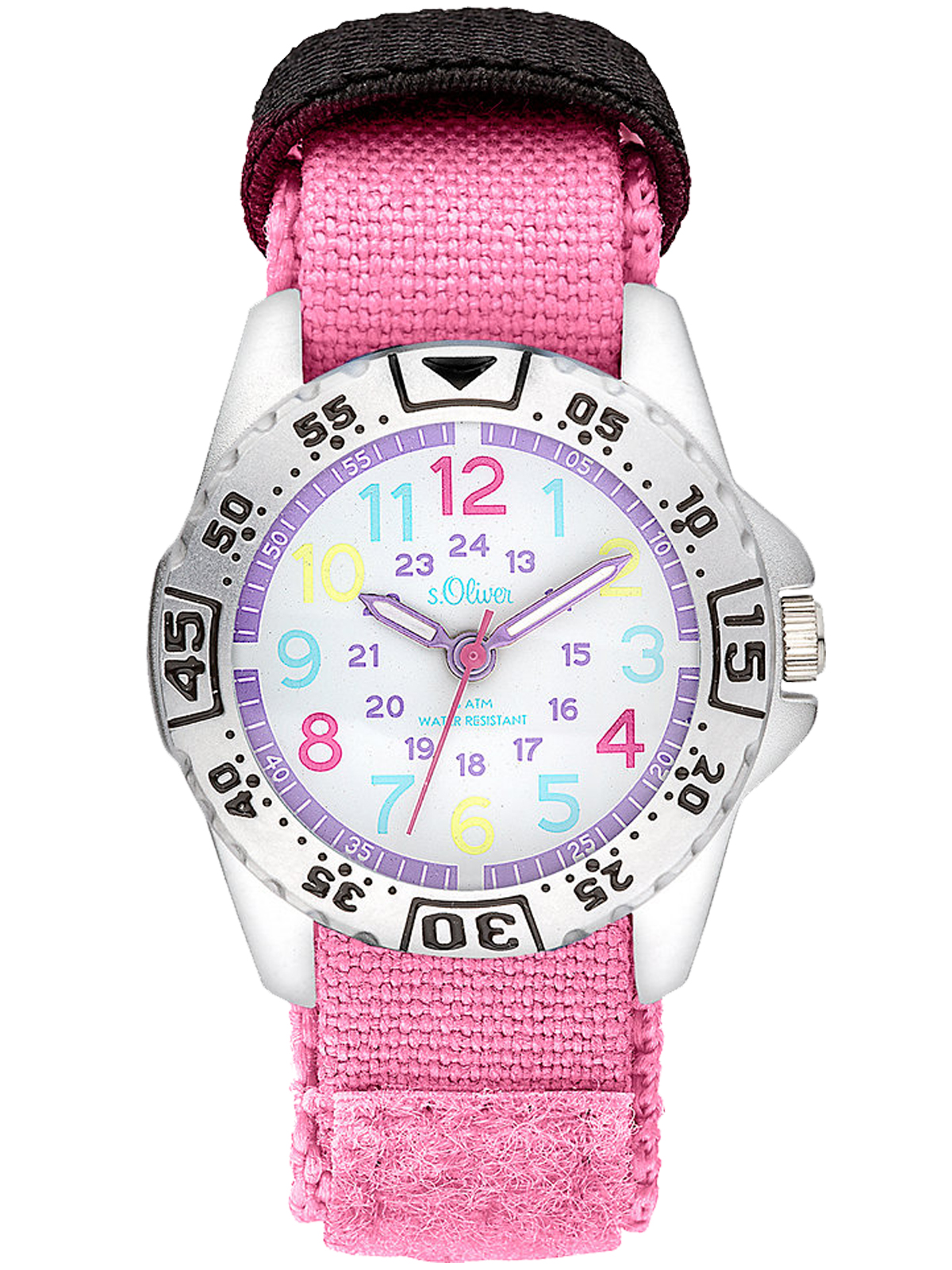 s.Oliver Kinderuhr Mädchen Armbanduhr Pink Rosa SO-3505-LQ | uhrenonline24