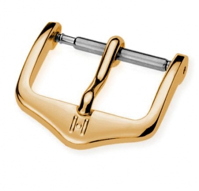Hirsch H-Standard Buckle (HSL) Dornschließe aus Aluminium Goldfarben