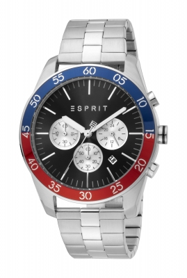 Esprit Herrenuhr Jordan Armbanduhr mit Metallarmband ES1G204M0085
