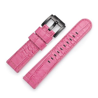 TW Steel Marc Coblen Armband Leder 22 MM Kroko Pink LB_P_K_B