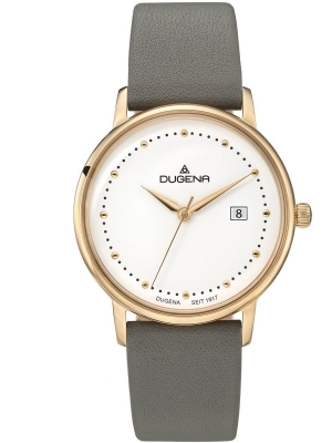 Dugena Damen Quarz Armbanduhr Mila - Trend Line mit Lederband 4460791