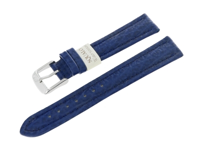 Morellato 18 mm Uhrenarmband in Blau aus Hai Leder mit Edelstahl Dornschließe A01U1273037066CR18