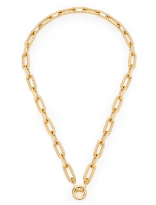 LEONARDO Damen Halskette Moni Clip&amp;Mix Edelstahl goldfarben 022232