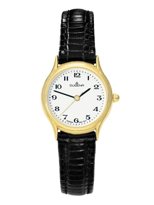 Dugena Damen Quarz Armbanduhr Vintage - Traditional Classic Line 1626311