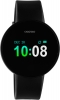 Oozoo Unisex Smartwatch Silikonband Schwarz / Schwarz / Silberfarben 40 MM Q00104