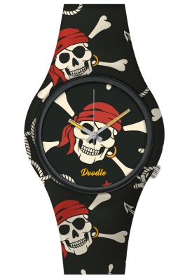Doodle Watch Skull Mood DOSK004 Unisex Armbanduhr